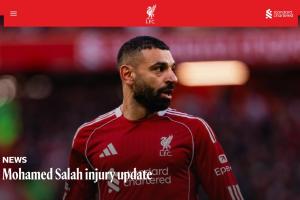 还有告别战！官方：萨拉赫轻度肌肉拉伤，预计将在赛季结束前复出